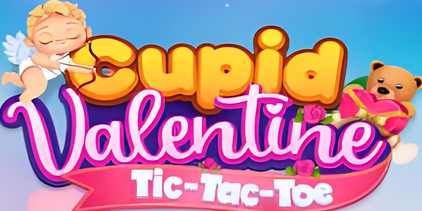 Cupid's Arrow And Valentine Tic-Tac-Toe