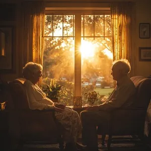 Talking with partner