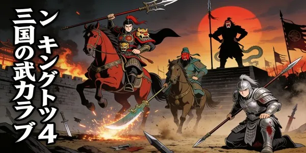 三国の武力ランキングトップ4