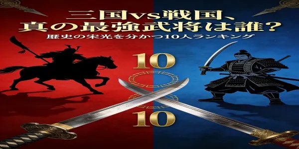 三国 vs 戦国、真の最強武将は誰？歴史の栄光を分かつ10人ランキング