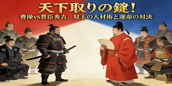 天下取りの鍵！曹操vs豊臣秀吉、覇王の人材術と運命の対決