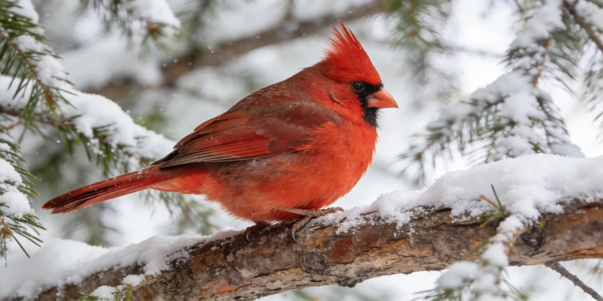 Which bird is known for its brilliant red feathers and is the official state bird of seven U.S. states?