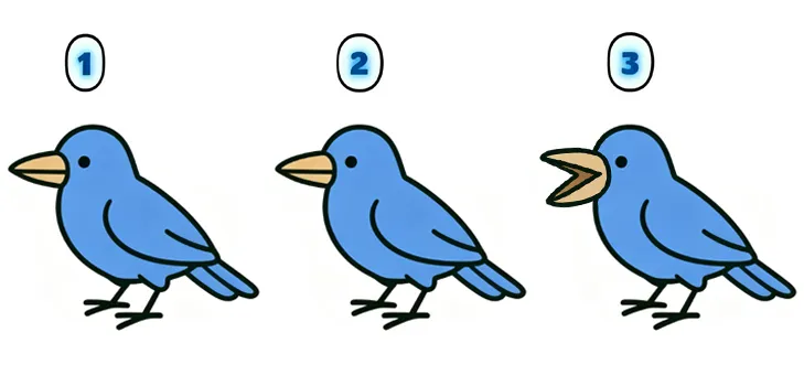 Which of the following pictures is different?