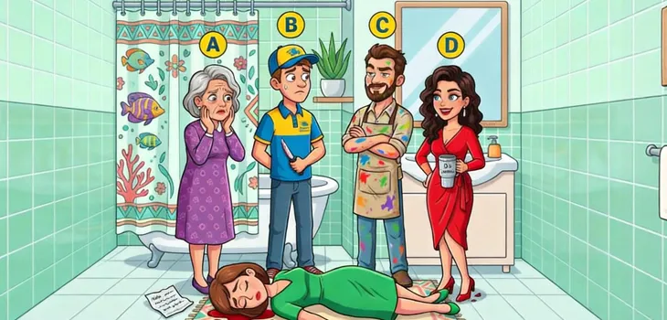 Bathroom Mystery: Who is the Suspect?