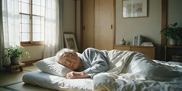 「布団に入っても目が冴える…」その原因、実は夕方の習慣かも？今すぐ試したいシニアの熟睡度テスト